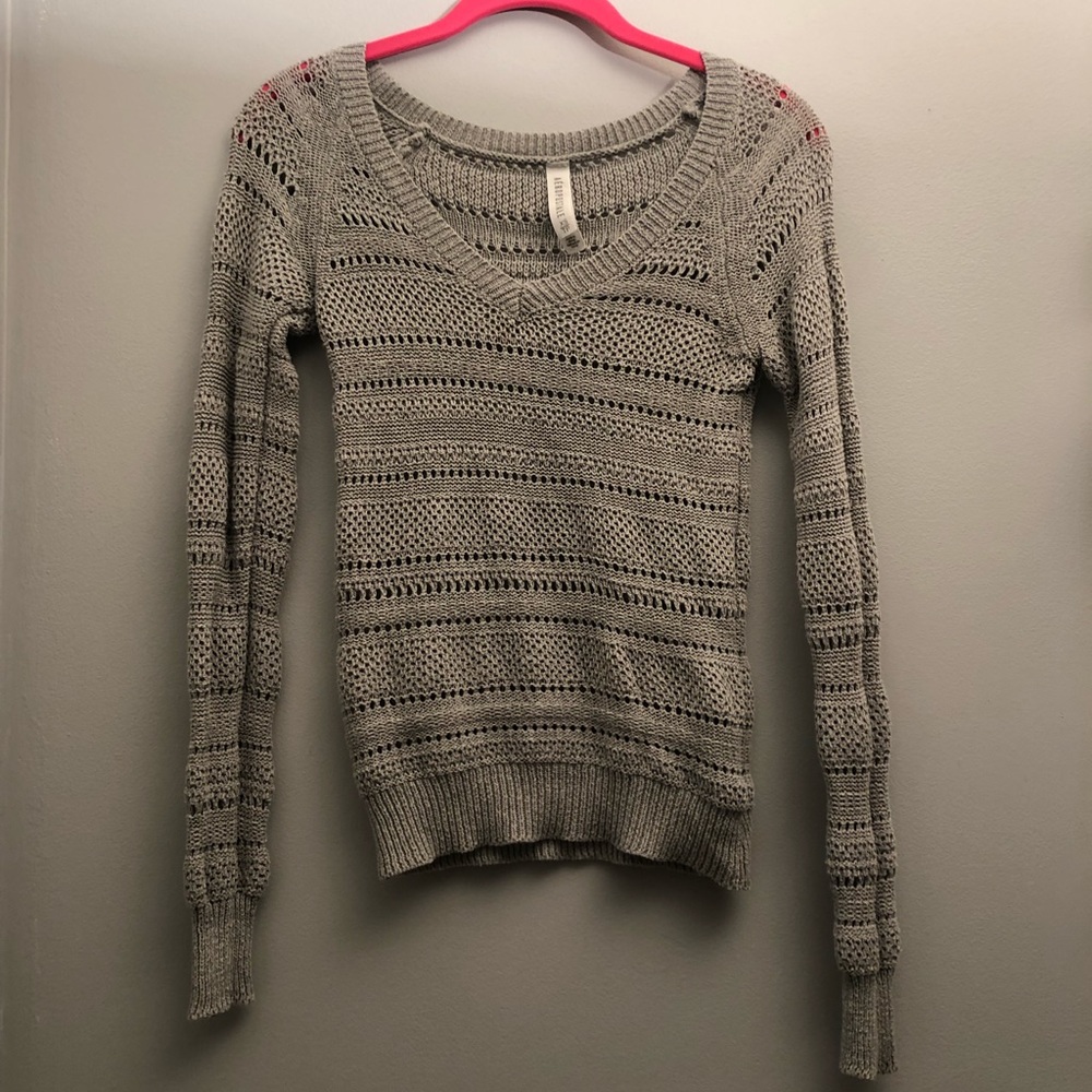 Grey Aeropostale sweater!